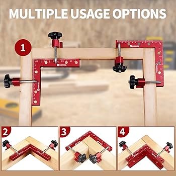 HARDELL 90 Degree Positioning Squares Right Angle Clamps 5.5